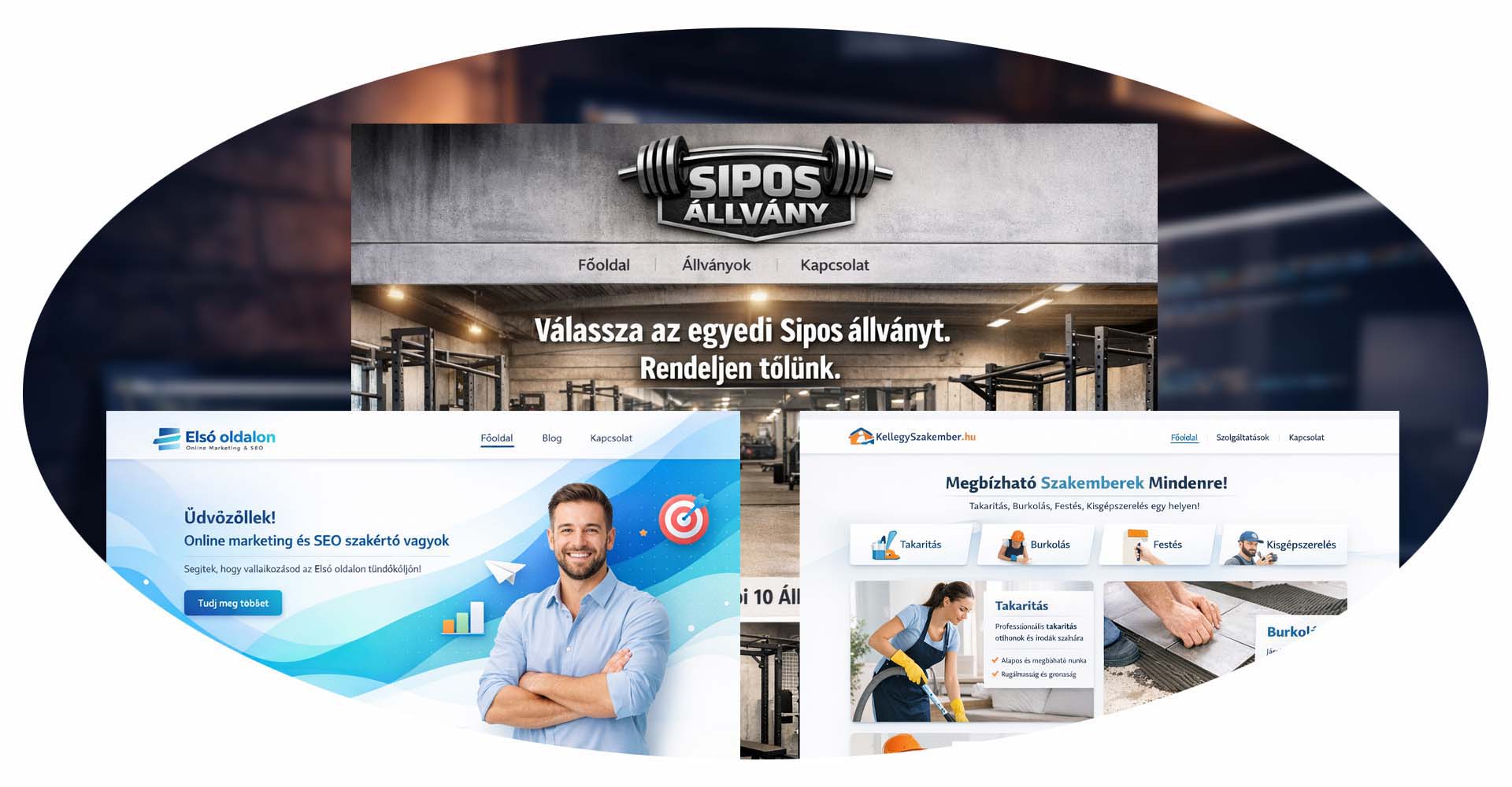 Ilyen oldalt tudsz majd készíteni